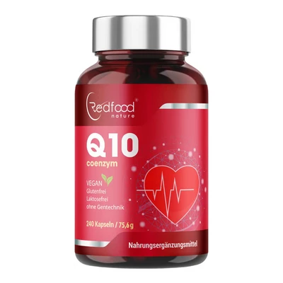 Abbildung von Redfood Coenzym Q10 Kapseln Kapseln, 1 er 240,00 St., 75,6 g