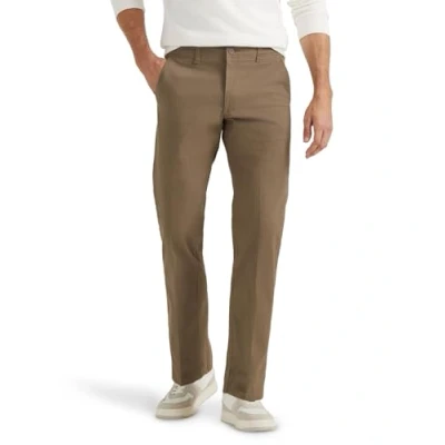 Abbildung von Lee Herren Extreme Motion Flat Front Regular Straight Pant Hose mit gerader Passform, Woodspice, 38W / 32L