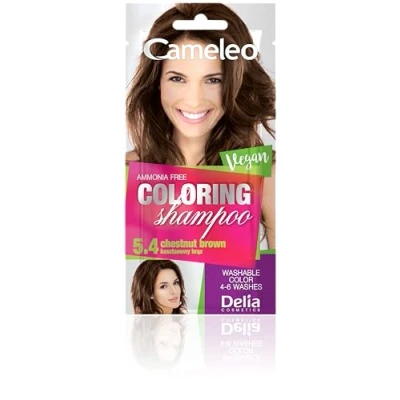 Abbildung von Cameleo Tönungsshampoo Wild Plum schnelle und einfache Farbauffrischung &quot;Farbe in Farbe&quot; ohne Ammoniak Oxidationsmittel Shampoo im Beutel 40ml