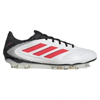 Abbildung von adidas Performance COPA PURE 3 PRO FIRM Ground Fußballschuhe Naturrasen, Herren, Größe: 41 1/3, Footwear white/lucid red/core black Schuhe