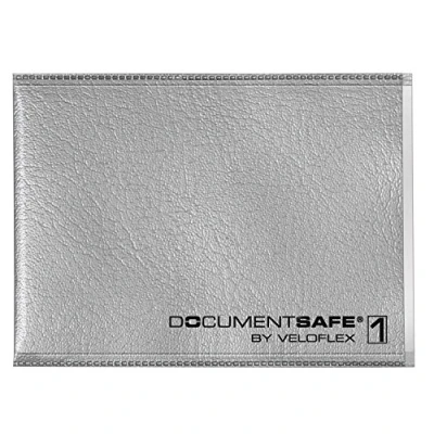 Abbildung von VELOFLEX 3271800 Document Safe Kartenhülle, Kreditkartenhülle, RFID/NFC Schutz, RFID Blocker, 90 x 63 mm, grau, 1 Stück