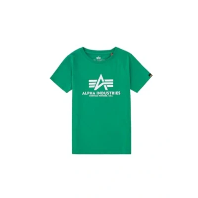 Abbildung von Alpha Industries Tshirt print für Kinder, Größe: 140, Jungle green