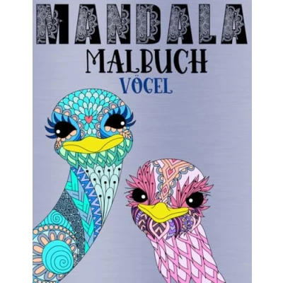Abbildung von Mandala Malbuch Vögel Tiermandalas Tiermalbuch Kindermalbuch Ausmalbuch Tiere für Kinder und Erwachsene: A4 Format 29 Motive zum ausmalen einseitig bedruckt 58 Seiten