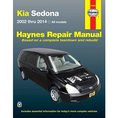 Abbildung von Kia Sedona, &#039;02 &#039;14: 2002 14 (Hayne&#039;s Automotive Repair Manual)