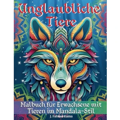 Abbildung von Unglaubliche Tiere: Malbuch für Erwachsene, Entspannende Tier Mandala Motive. 100 Tiere, Viele und Schöne Motive zum Ausmalen. Kreative ... im Stil Band 1)