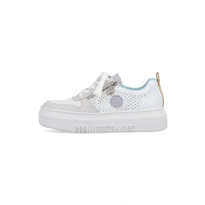 Abbildung von Rieker Sneaker low, Damen, Größe: 36, Weiß Schuhe