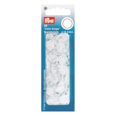 Abbildung von PRYM Druckknöpfe Color snaps Transparent Shiny 12,4 mm