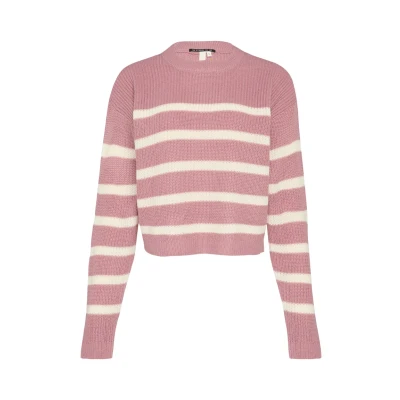 Abbildung von QS Strickpullover, Damen, Größe: Large, Zartrosa