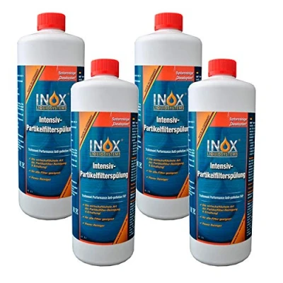 Abbildung von INOX® Intensiv Dieselpartikelfilter Spülung, 4 x 1 Liter Additiv für alle Dieselsysteme mit Partikelfilter