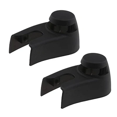 Abbildung von ECSiNG 2 Stücke Auto Heckscheibenwischerarmabdeckung Schwarz Kunststoff 5P0955435B Kompatibel mit Seat Leon Ibiza ST Altea Toledo