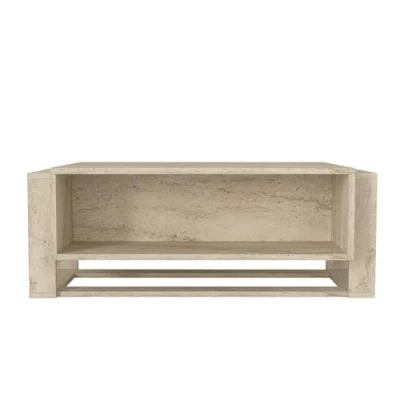 Abbildung von moebel17 Couchtisch Bianco Beige Mit Granit Optik, Optik