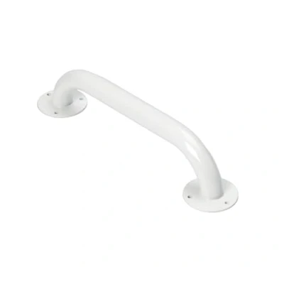 Abbildung von Homecraft Steel Ringwood Grab Bar, White Epoxy Coated, Safety Rail and Mobility Aid for Bathroom Shower, Elderly, Handicapped Disabled User Support, Indoor Outdoor Attachment , 305 mm