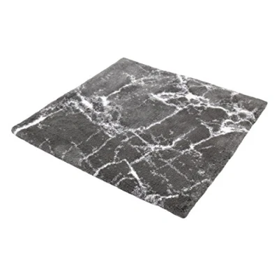 Abbildung von Kleine Wolke Badematte &quot;Como&quot;, Höhe 16 mm, rutschhemmend beschichtet, fußbodenheizungsgeeignet, Badteppich, modernes Marmor Design, waschbar