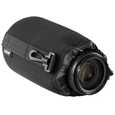 Abbildung von Hama Objektivbeutel, Neopren, Größe L, u.a. passend für Objektive von Herstellern wie Nikon, Canon, Olympus, Panasonic, Sony, Sigma, Tamron, Leica uzw.