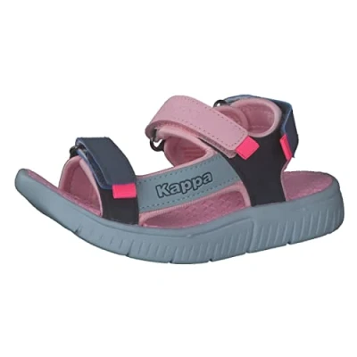 Abbildung von Kappa Kana MF rosa graue Kinder Wandersandalen 260886MFK 6117 27