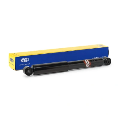 Abbildung von MAGNETI MARELLI 357337070000 Stoßdämpfer Hinterachse Gasdruck Zweirohr Dämpfermodul unten Auge, oben Auge VOLKSWAGEN: Caddy 3 Kombi
