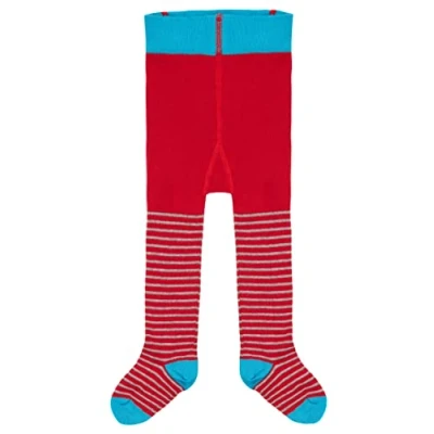 Abbildung von loud + proud Strumpfhose für Kinder, Größe: 86/92, Tomato stripes