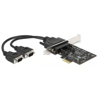 Abbildung von PCI Express Karte zu 2 x Seriell RS 422/485 mit 15 kV ESD Schutz