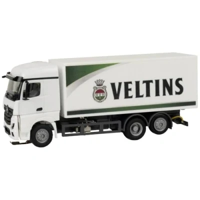 Abbildung von Faller 161439 MB Actros Streamspace Kofferaufbau Veltins Car System H0 Fahrzeug