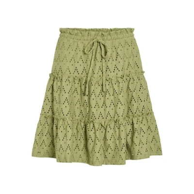 Abbildung von VILA Viamalina Alinienrock, Damen, Größe: XL, Sage