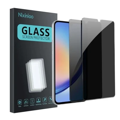 Abbildung von [2 Stück] Sichtschutz Schutzfolie für Samsung Galaxy A34, Anti Spy Schutzglas, Sichtschutzfolie, [Anti Spion] [9H Härte ] [Bläschenfrei] [Kratzfest]