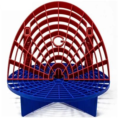 Abbildung von detailmate Wascheimer Zubehör Set GritGuard Eimereinsatz 12&quot; blau, Waschboard Bucket Insert rot für z.B. passend Chemical Guys 3.5 Gallonen Eimer, Meguiar&#039;s Putzeimer