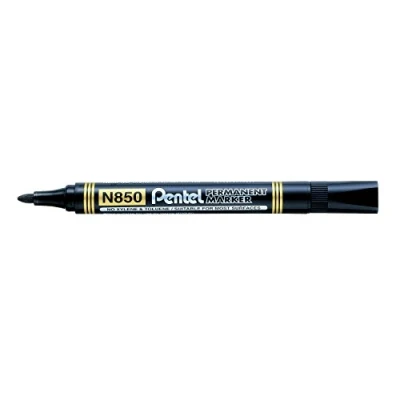 Abbildung von Pentel Permanent Marker Bullet Point 12er Pack schwarz