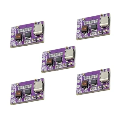 Abbildung von 5 Stück Typ C PD/QC/AFC Schnelllade Decoy Trigger Modul, Unterstützung 5V 9V 12V 15V 20V Festspannungsausgang, Fast Charge Modul