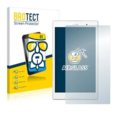 Abbildung von BROTECT Schutzglas für Sony Xperia Z3 Tablet Compact SGP621 Schutzfolie Panzer Folie Glas [Extrem Kratzfest 9H, Anti Fingerprint, Ultra Transparent]