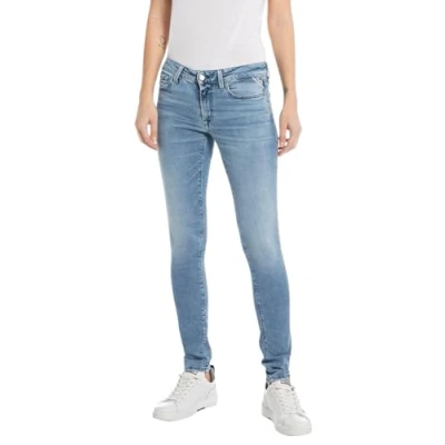 Abbildung von Replay NEW LUZ Pants Jeans Skinny Fit, Damen, Größe: 27x30, Light blue