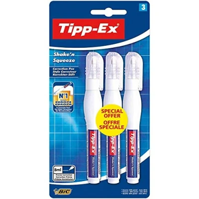 Abbildung von Tipp Ex Shake N &#039;Squeeze Korrekturstift Blister 3