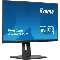 Abbildung von iiyama Prolite XUB2491H B1 60,5cm 23,8&quot; IPS LED Monitor Full HD 100Hz HDMI DP Adaptive Sync Höhenverstellung Pivot schwarz