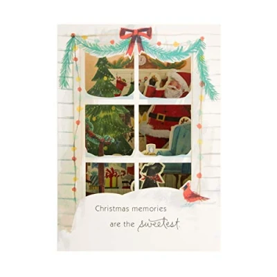 Abbildung von Hallmark Paper Wonder Weihnachtskarte, 3D Pop Up Weihnachtsmann Szenen Design