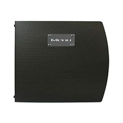 Abbildung von Securit Briefablage RIO in A5 Farbe schwarz Metallschild mit Wort Menu