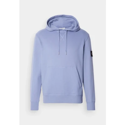 Abbildung von Calvin Klein Jeans Badge Hoodie Sweatshirt, Herren, Größe: Medium, Tempest