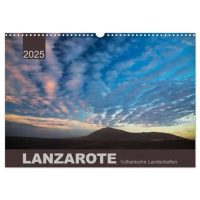 Abbildung von LANZAROTE Vulkanische Landschaften (Wandkalender 2025 DIN A3 quer), CALVENDO Monatskalender