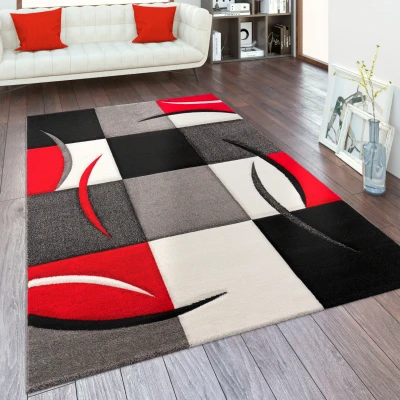 Abbildung von Paco Home Teppich &quot;Diamond 665&quot;, rechteckig, Karo Muster, 3D Design, auch als Läufer, Wohnzimmer, Schlafzimmer