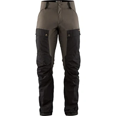 Abbildung von Fjällräven Keb Trousers M Reg Black/Stone Grey 44 Outdoorhose