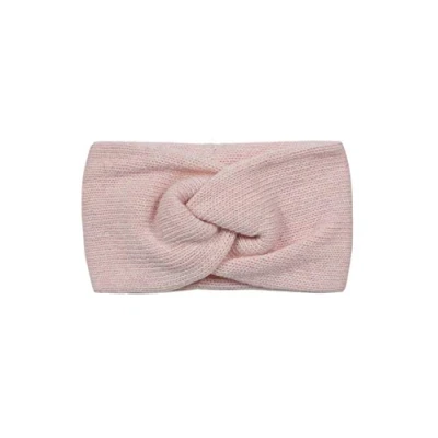 Abbildung von Zwillingsherz Stirnband mit Zopf Knoten Hochwertiges Strick Kopfband für Damen Frauen Mädchen Kaschmir Haarband warm weich und luftig Frühjahr Herbst Winter rosa
