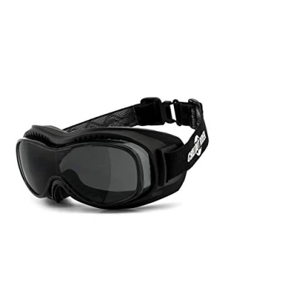 Abbildung von Überbrille CR006 smoke Brillenträger geeignet Antibeschlag
