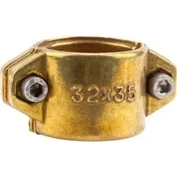 Abbildung von Messing Klemmschale für 32mm (1.1/4“) Schläuche, Halterung