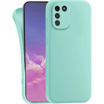 Abbildung von MyGadget Hülle kompatibel mit Samsung Galaxy S10 Lite robuste Handyhülle TPU Case Slim Silikonhülle Back Cover Kratzfest Schutzhülle Matt Mint