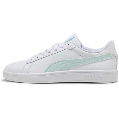 Abbildung von Puma Smash 3.0 Sneaker low, Größe: 45, White/peaceful blue Leder und lederimitat