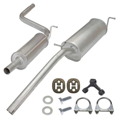Abbildung von Ferroz Export Ersatz für Auspuffanlage Auspuff Schalldämpfer ab Kat VW Caddy 2004 2010 1.4