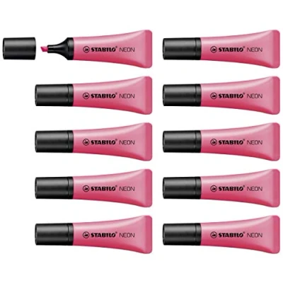 Abbildung von Textmarker STABILO NEON 10er Pack pink