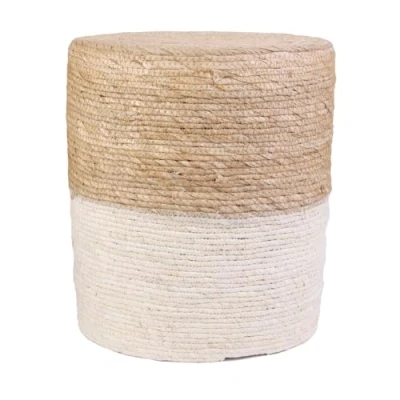 Abbildung von HOME DECO FACTORY Sitzsack, Polyester, Beige/Sandblau, Medium
