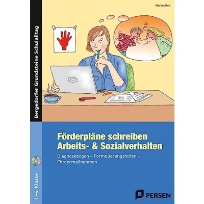 Abbildung von Förderpläne schreiben: Arbeits &amp; Sozialverhalten: Diagnosebögen Formulierungshilfen Fördermaßnahmen (1. bis 4. Klasse) (Bergedorfer Grundsteine Schulalltag Grundschule)