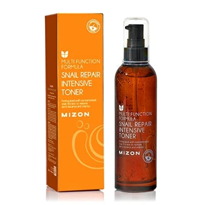 Abbildung von [MIZON] SNAIL REPAIR Intensive TONER (100ml) Koreanische Pflege Feuchtigkeitslotion mit Hyaluronsäure &amp; Schneckenmucin Elastizität, Faltenreduktion und Strahlkraft für empfindliche Haut