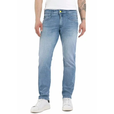 Abbildung von Replay Anbass Pants Jeans Slim Fit, Herren, Größe: 36x36, Light blue