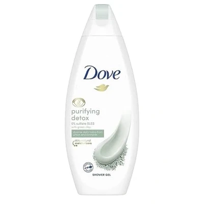 Abbildung von 6x Dove Duschgel Women Purifying Detox Green Clay 250ml